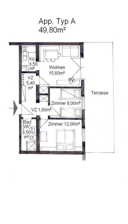 Haus Bergblick Apartment Bad Kleinkirchheim Bilik gambar